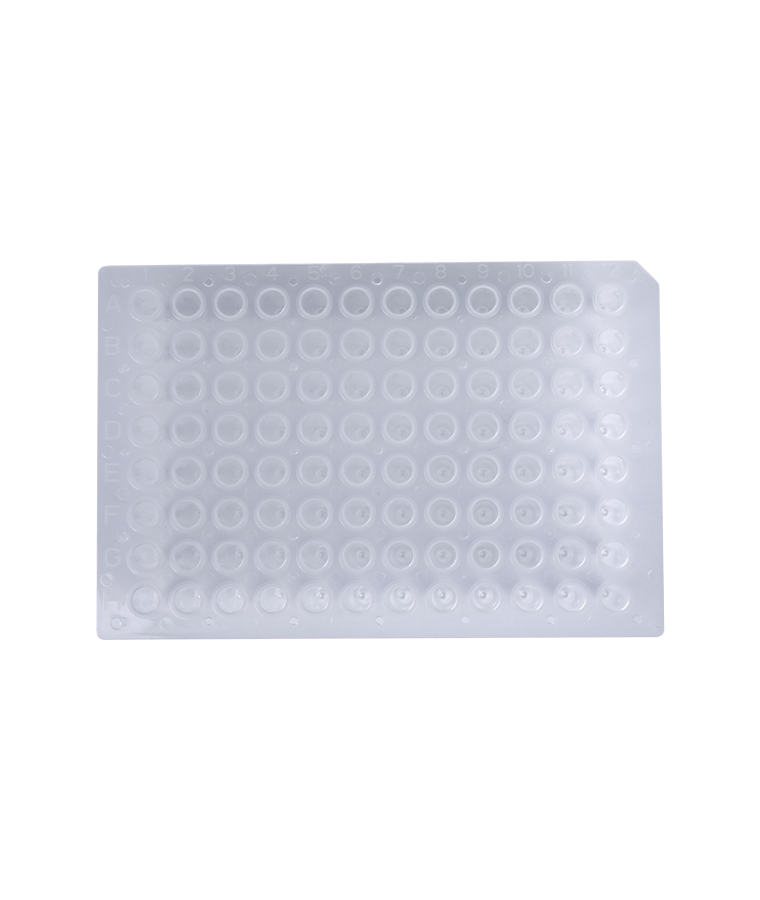 PCR20-C-96-NS 0,2 ml klare 96-Well-PCR-Platte ohne Rand