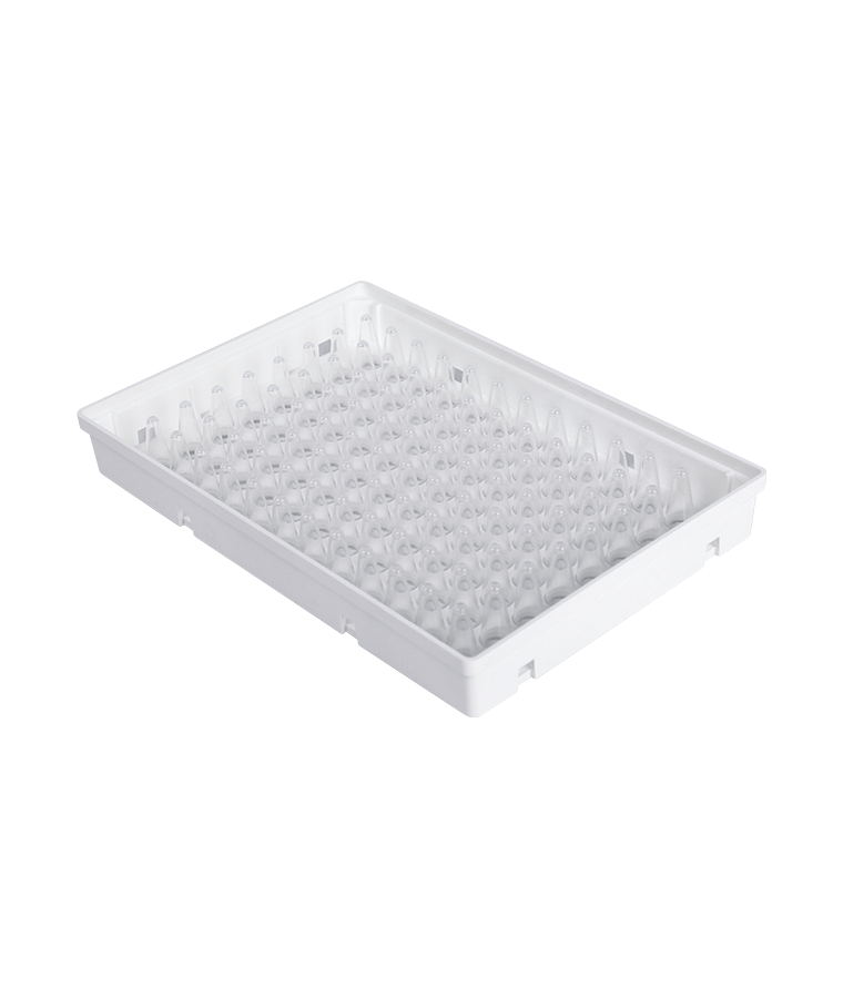 PCR20-C-96-FS-BR 0,2 ml klare 96-Well-PCR-Platte mit vollem Rand für Biorad